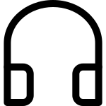 Headphone SVG Icon